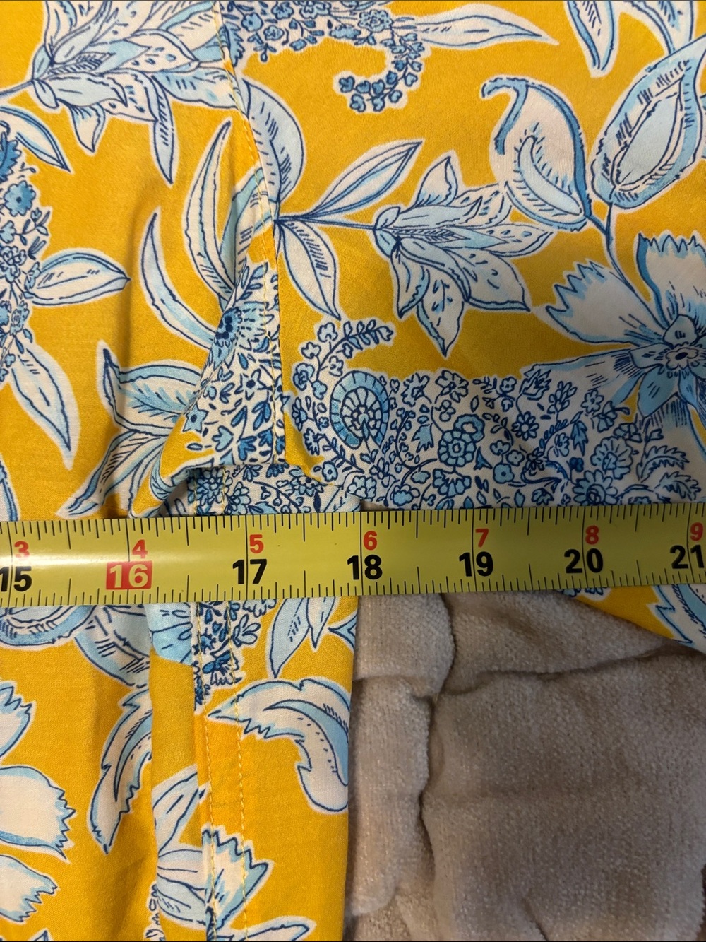 J.McLaughlin Yellow Floral Button-Up Blouse - Picture 6 of 8
